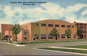 Ohio Struthers High School Memorial Gymnasium Curteich