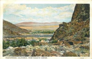 Postcard California Palm Springs Tahquitz Canyon Willard Teich 23-2733