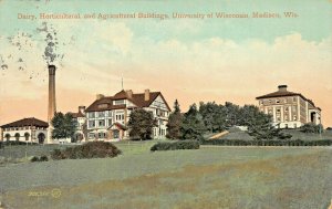 MADISON WISCONSIN~UNIVERSITY~DAIRY & AGRICULTURAL BUILDINGS~1900s POSTCARD