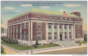SPARTANBURG, South Carolina; U.S Post Office and Fedreal Court House, 30-40s