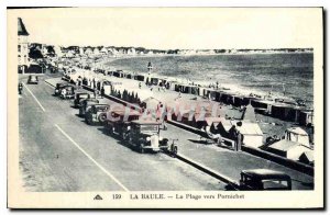 Old Postcard La Baule Beach to Pornichet