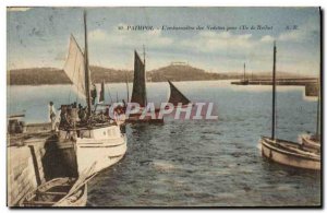 Old Postcard The pier Paimpol Vedettes For Brehat Island Ferries