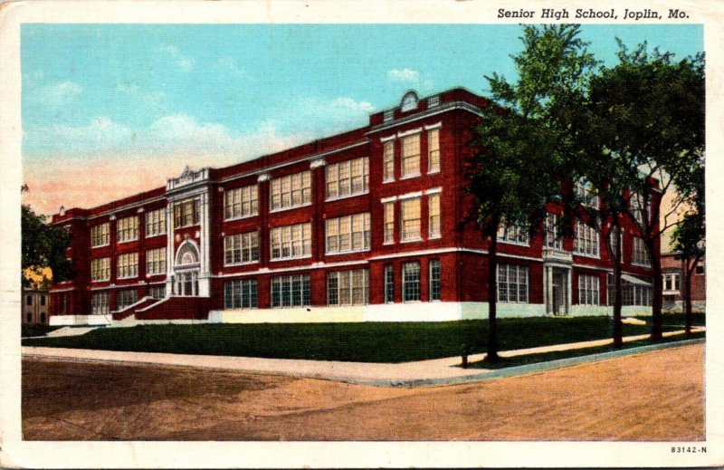 Missouri Joplin Senior High School 1946 Curteich