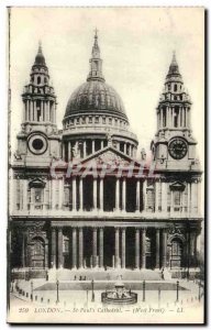 Old Postcard London St Paul's Cathedral