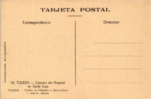 CPA Toledo Claustro del Hospital de Santa Cruz SPAIN (743835)