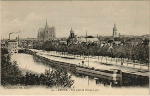 CPA AMIENS vue prise de l'Usine a gaz (17905)