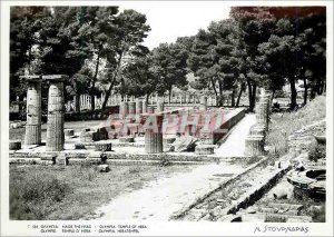 Postcard Modern Olympia Temple of Hera