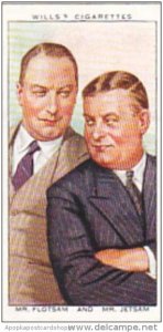 Wills Cigarette Card Radio Personalities 2nd Series No 23 Mr Flotsam &...