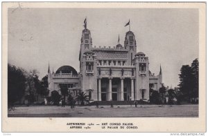 Le Palais Du Congo, ANVERS (Antwerpen), Belgium, 1930