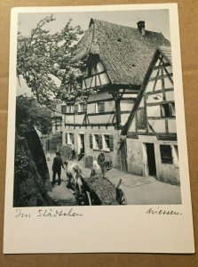 UNUSED POSTCARD WALKING DOWN THE STREET, PUBL. WALTER NIESSEN, GERMANY