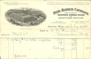 Tyer Rubber Co. Andover MA 1901