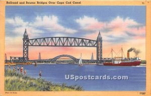 Railroad Bridge Over Cape Cod Canal - Massachusetts MA  