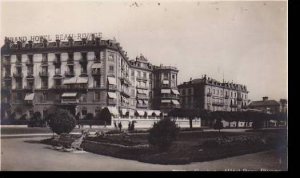 Schweiz Geneve Hotel Beau Rivage Real Photo RPPC