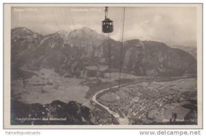 RP: Cable Car Desending Mountain, Predigtstuhlbahn, Bad Reichenhall, Bavaria,...