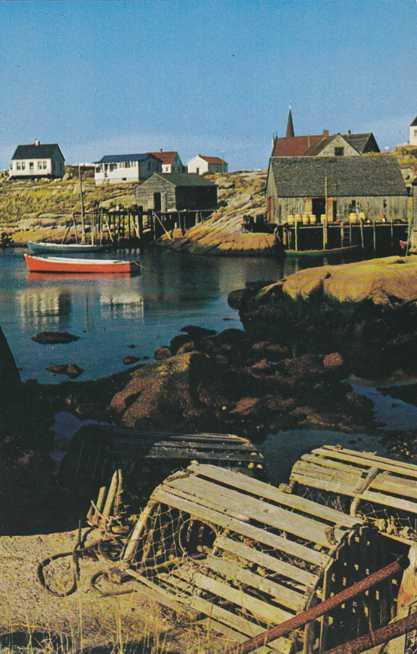 Lobster Traps at Peggys Cove NS, Nova Scotia, Canada