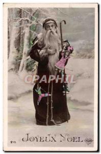 Postcard Old Santa Claus Fancy Doll