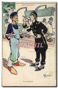 Old Postcard Gervese Illustrator Our Sailors Censorship