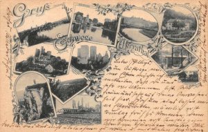 Eschwege Germany Gruss aus Multiview Vintage Postcard AA62279