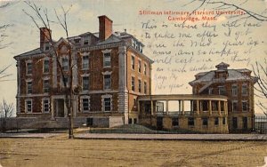 Stillman Infirmary in Cambridge, Massachusetts Harvard University.