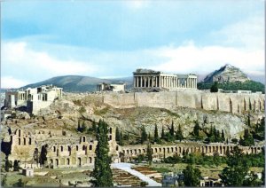 Postcard Greece Athens - The Acropolis