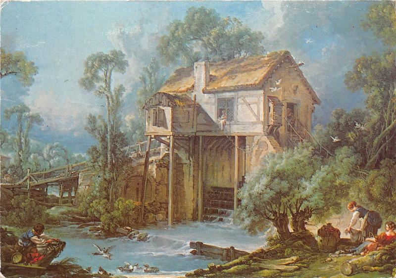 B87615 the mill at charenton toledo museum ohio usa painting postcard art 