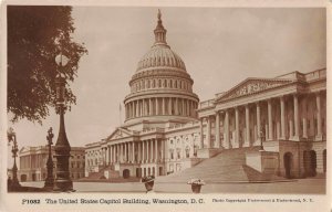 Circa 1920's United States Capitol Building, Washington, D.C. RPPC 2T5-154