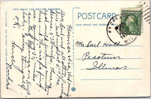 Postcard HOUSE SCENE Green Bay Wisconsin WI AK5595