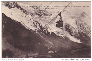 France Chamonix Teleferique Planpraz Le Brevent Vue sur le Mont Blanc 1932