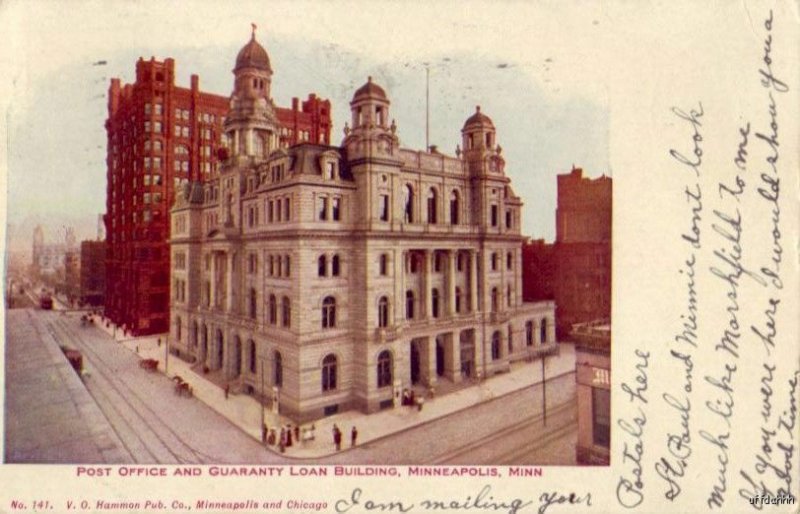 POST OFFICE AND GUARANTY LOAN BLDG MINNEAPOLIS, MN 1910 