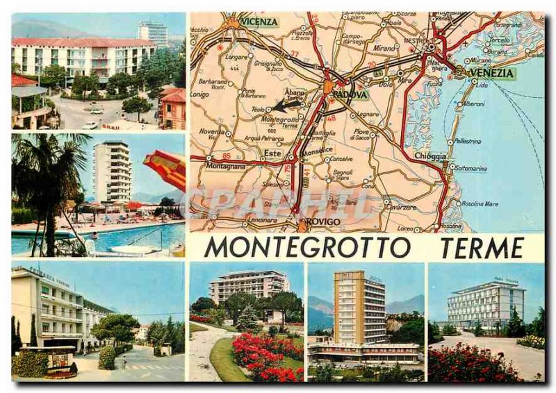 Postcard Modern Montegrotto Terme