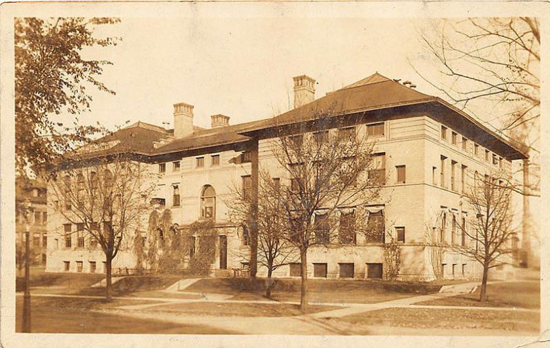 Minneapolis MN Histology Building School in 1907 RPPC Postcard