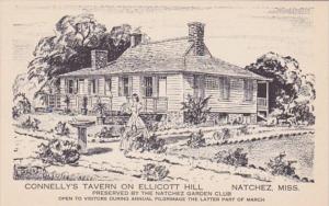 Mississippi Nathcez Second Terrace Of Garden Connelly's Tavern On Ellicott Hill