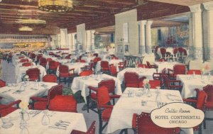 Celtic Dining Room at Hotel Continental - Chicago IL, Illinois - pm 1947 - Linen