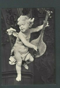 RPPC Music Angel W/Guitar Or Banjo 5.75 X4