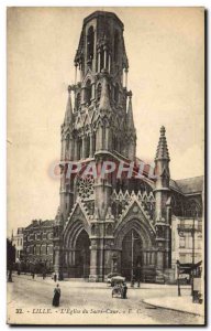 Old Postcard Lille L & # 39Eglise Sacre Coeur