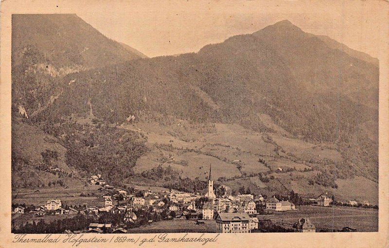 SALZBURG AUSTRIA~THERMALBAD HOFGASTEIN GAMSKAARKOGEL PHOTO POSTCARD