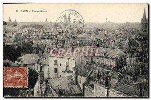 Old Postcard Caen Vue Generale