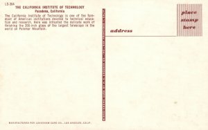 Vintage Postcard 1930's California Institute Of Technology Pasadena California