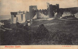 WALES UK~MANORBIER CASTLE~1911 H B & SONS POSTCARD