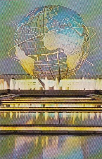 Unisper Night Scene New York Worlds Fair 1964 1965