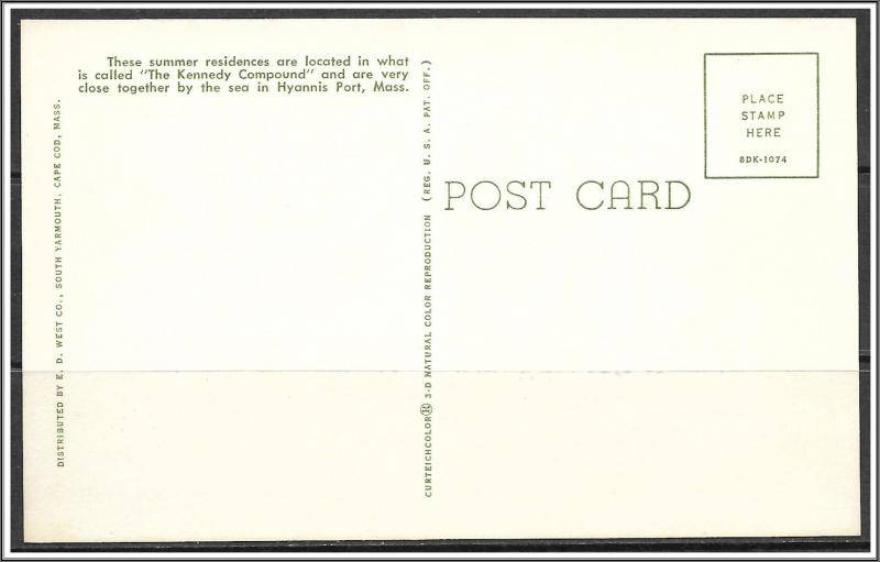 Massachusetts, Cape Cod Kennedy Summer Homes - [MA-616]