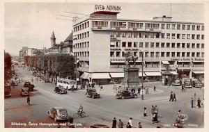 GOTEBORG GOTHENBERG SWEDEN OSTRA EAST HARBOR ROAD PHOTO POSTCARD c1930-40s