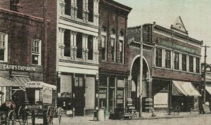 Milledgeville Ga Street View Carr's Emporium American Telegraph College   - A17