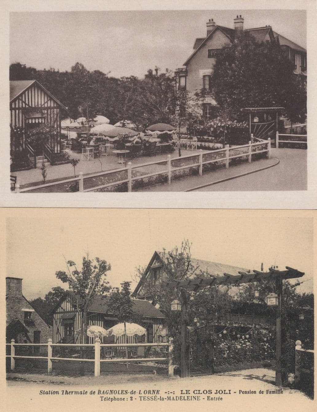 Carte Postale Ancienne - Station Thermale Bagnoles-de-l'Orne - Le Casino Du Lac (356536)