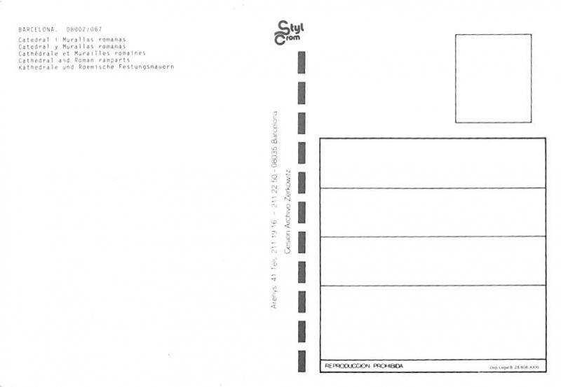 Barcelona - Cathedral and Roman Ramparts