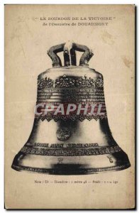 Old Postcard Bell The bell of the victory of & # 39ossuaire Douaumont