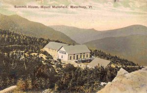 Summit House Mount Mansfield Waterbury Vermont 1912 RPO postcard