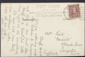 Canada Postcard - Cascade Mountain and Bow River    RT770