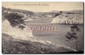 Old Postcard Calanque Entree of Port Miou Cassis