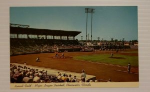 Vintage Postcard Russell Field Major League Baseball Clearwater Florida   452